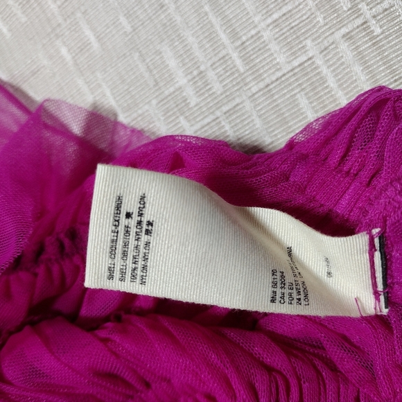 Free People Women's Making Me Smile Top Cropped Sheer V-Neck Ruched Size S - Picture 6 of 8